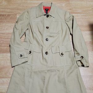 W WORK TO WEEKEND 0107 Trendy Tan Coat S
